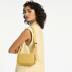 STATUS ANXIETY Buttermilk Leather Shoulder Bag